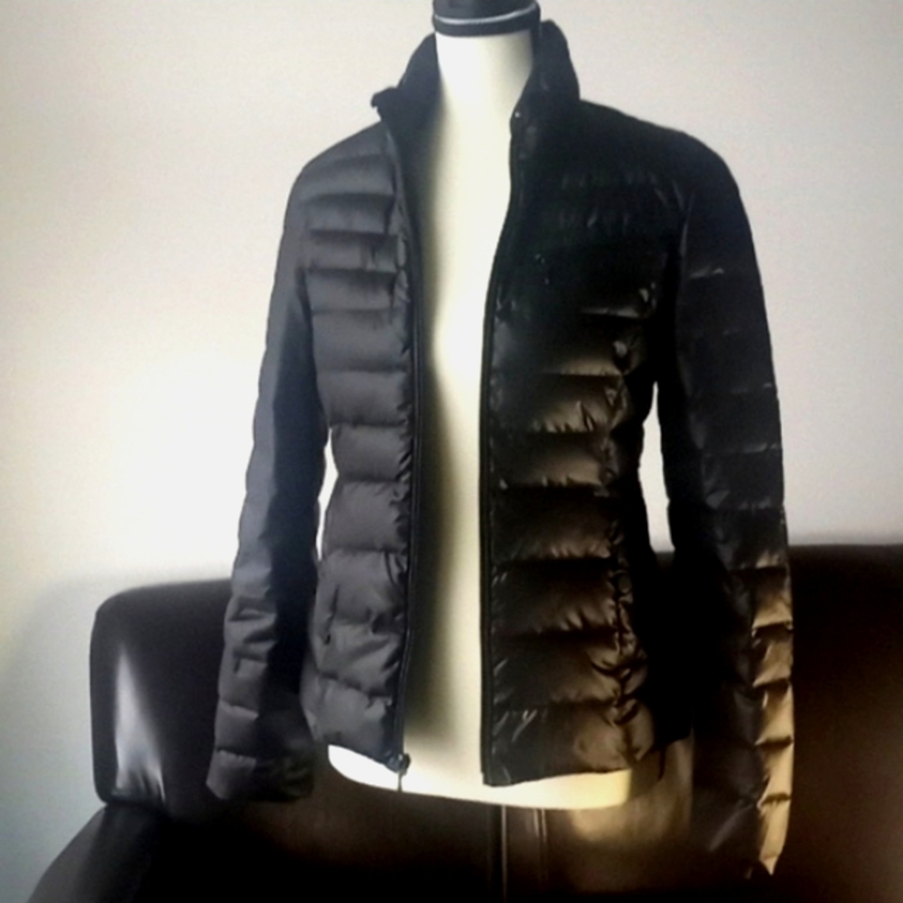 Andrew Marc Black Puffer Jacket Black XS